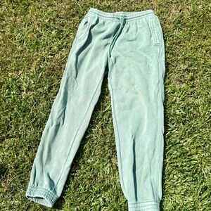 Target Green Sweatpants Relaxed Fit Elastic Cuffs